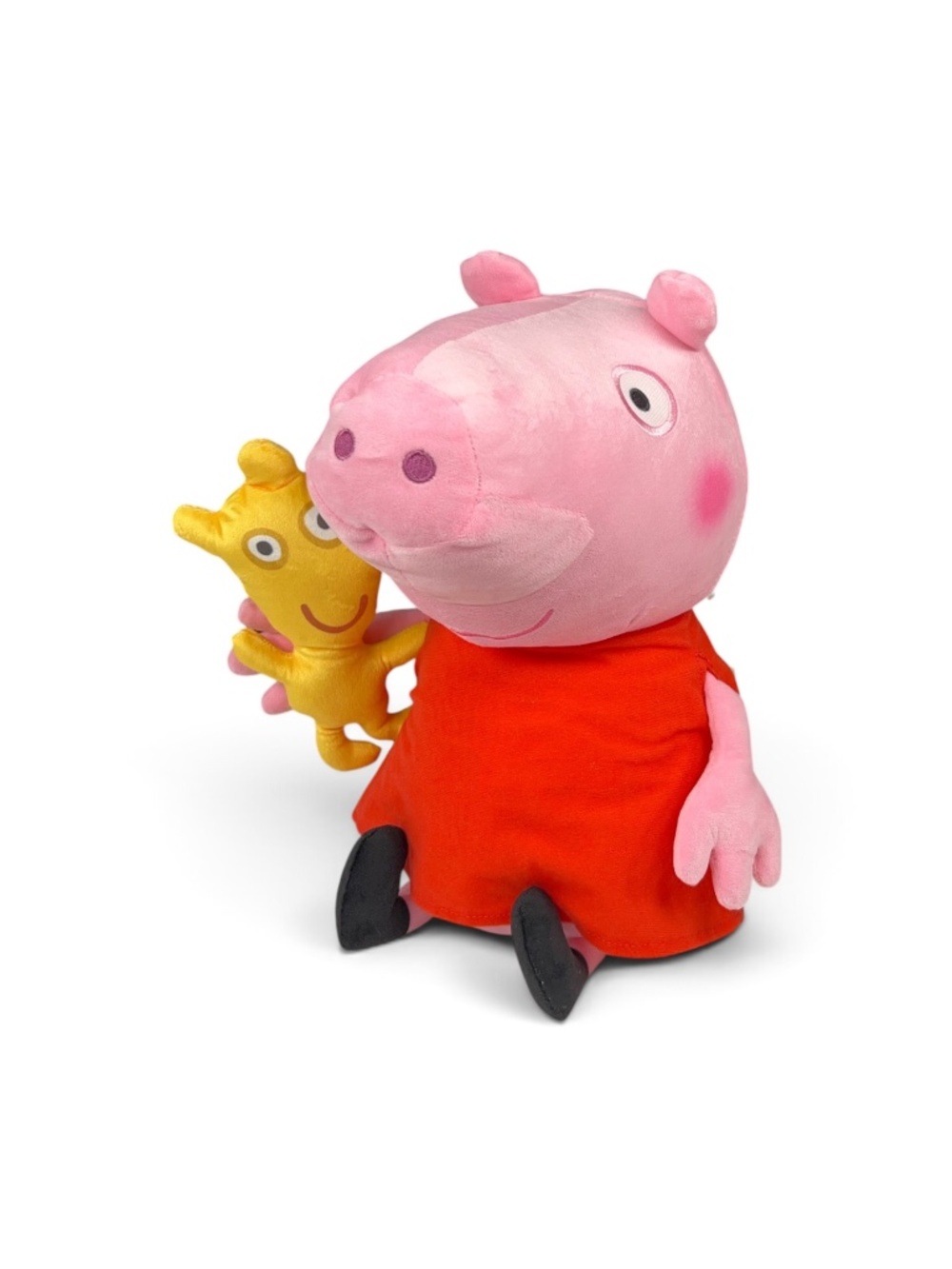 Peppa Pig and Teddy Kids Soft Cuddly Plush Pillow Buddy